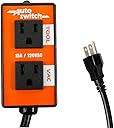 O'SKOOL Automatic Vacuum Switch for Power Tools, Tool Activated Auto On/Off Outlet with 10s Delay Off, Shop Vac Control for Table Saw, Miter Saw, Router, Dust Collection System, PTA08