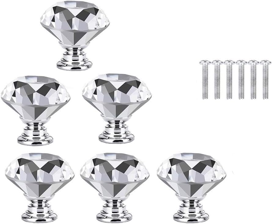 Poignées de porte et de meuble avec vis pour remplacer poignée cassée