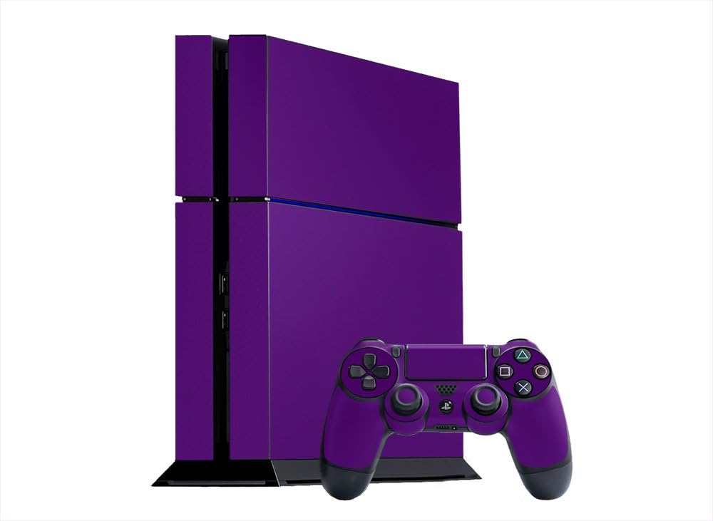 Poppin Purple - Vinyl Decal Mod Skin Kit by System Skins - Compatible with PlayStation 4 Console (PS4)