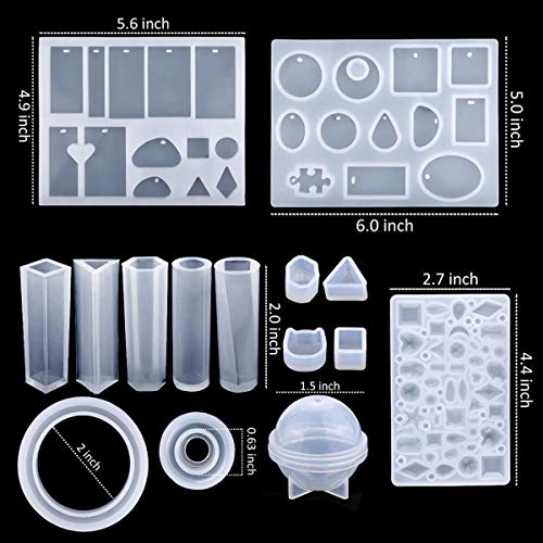 Novsix - Kit di stampi in silicone e strumenti per...