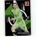 2020-21 Topps Finest Bundesliga #98 Wout Weghorst VfL WOLFSBURG Soccer Futbol Trading Card