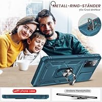 LeYi für Handyhülle Samsung S20 FE 5G/4G mit Kameraschutz & 2 Schutzfolie, Full 360 Grad Ständer Tough Armor Schutzhülle Outdoor Bumper Handy Hülle A 54 5 G Hard Case Military Blau – Ansicht 9
