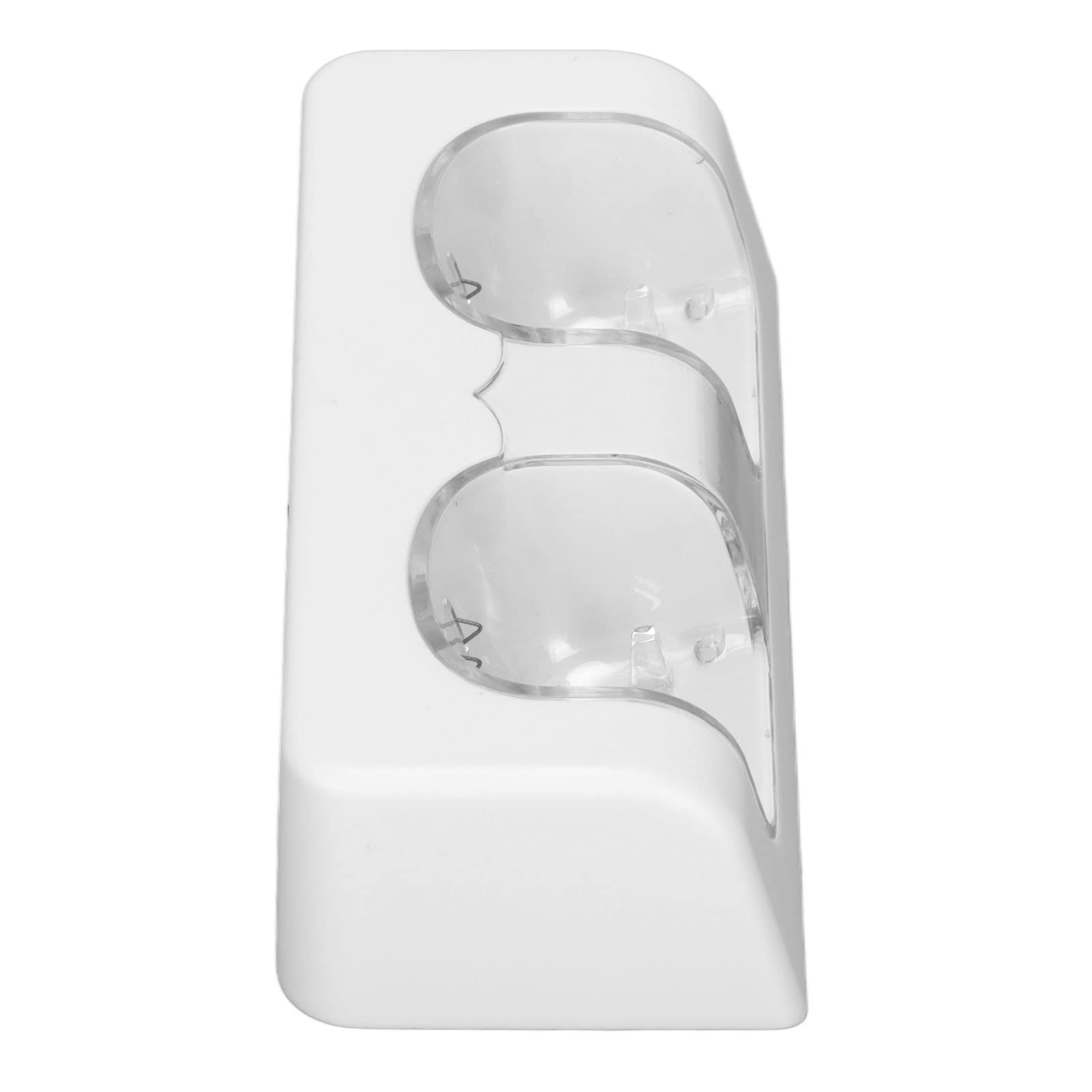 Station de Double Portable pour Batterie de Télécommande de Jeu Wii avec Cordon d'alimentation, Facile à Ranger, Durable et Facile à Utiliser (White)