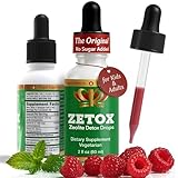 ZETOX | Easy to Take Liquid Zeolite Suspension with B-12 & D3 | Natural Energy & Immune System Booster That Supports Daily Detox & Optimal pH | Max Absorption Alkaline Drops (60 Servings)