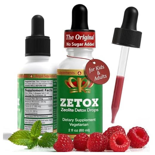 ZETOX | Easy to Take Liquid Zeolite Suspension with B-12 & D3 | Natural Energy & Immune System Booster that Supports Daily Detox & Optimal pH | Max Absorption Alkaline Drops (60 Servings)