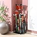 YueTong Garden Tool Organizer Heavy Duty,Yard Tool Tower Rack,Garage Storage Organization for Long Handle Tools,Rake,Brooms,Extra Hooks for Small Shovel,Shear.All Metal,Free Standing.