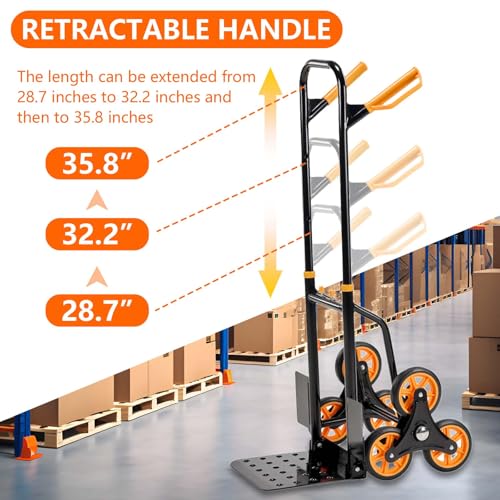 Carretilla escalera plegable con capacidad 330 lbs miniatura 4