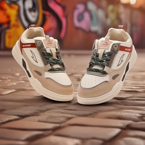 Image of ASIAN Tango-01 Men's Sneakers | Stylish Synthetic Upper, Air-Cooled Cushion Comfort, Durable PVC Sole | Daily Use Shoes for Office & Travel