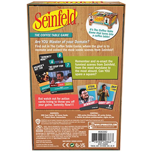 Seinfeld Tv Show, The Coffee Table Board Game, Fun And Hilarious Adult Party Game For Ages 12 And Up #TOP7