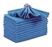 Cotton Dinner Napkins 12 Pack - 18x18 Inch - Light Blue, 100% Cotton Wedding Napkins, Tailored with Mitered Corners and a Generous 1