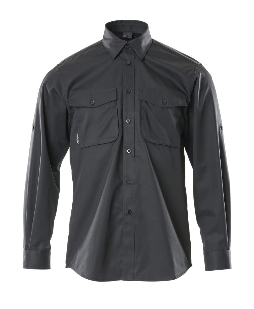 Mascot 13004-230-09 Mesa Crossover Modern Fit Shirt, Size 37-38, Black