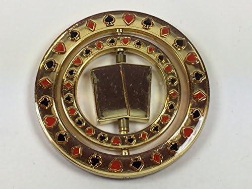 Double Spinner (with pocket Aces in center) Commemorative Poker Weight image 4