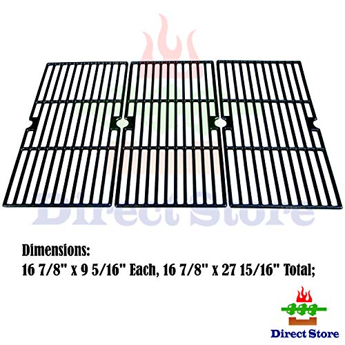 Direct Store Parts Dc121 Polished Porcelain Coated Cast Iron Cooking Grid Replacement For Charbroil, Master Chef Gas Grill #TOP1