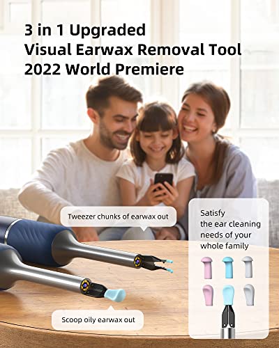 Ear Wax Removal Tool Camera,Bebird Note5 Pro Ear Camera Ear Cleaner With Tweezer,Ear Wax Removal Kit With 10 Megapixels,Gimbaled Gyroscope,12 Ear Spoon,Base Storage,Ear Cleaning Kit For Iphone,Android #TOP1
