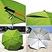 Dekero 7.2ft Windproof Beach Umbrella,UV Protection Portable Umbrella with Sand Anchor,Tilt Aluminum Pole, Carry Bag for Beach Patio Garden Outdoor Fishing