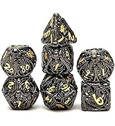 DND Dice Set Polyhedral Hollow D&D Dice Set for Games Dungeons and Dragons Role Playing Games ZHO...