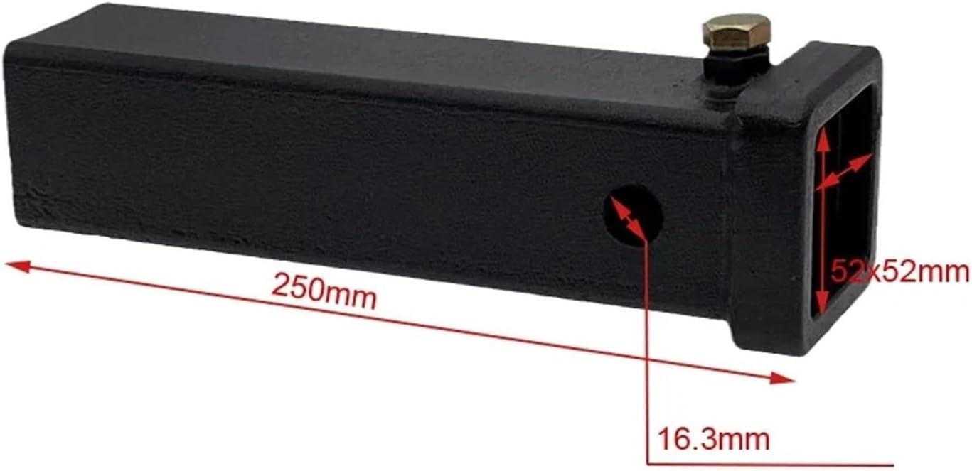 Trailer Hitches, 1PC Weld On 2" Trailer Hitch Receiver Tubing 10" Long Towbar Mount RV Parts for Truck Camper Accessories Caravan Components