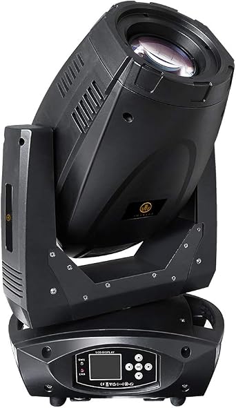 LED 300W Beam Spot Zoom Moving Head DJ Light Focus Strobe Rotation GOBO DMX512 Stage Lighting for Live Event Wedding Theatre Light