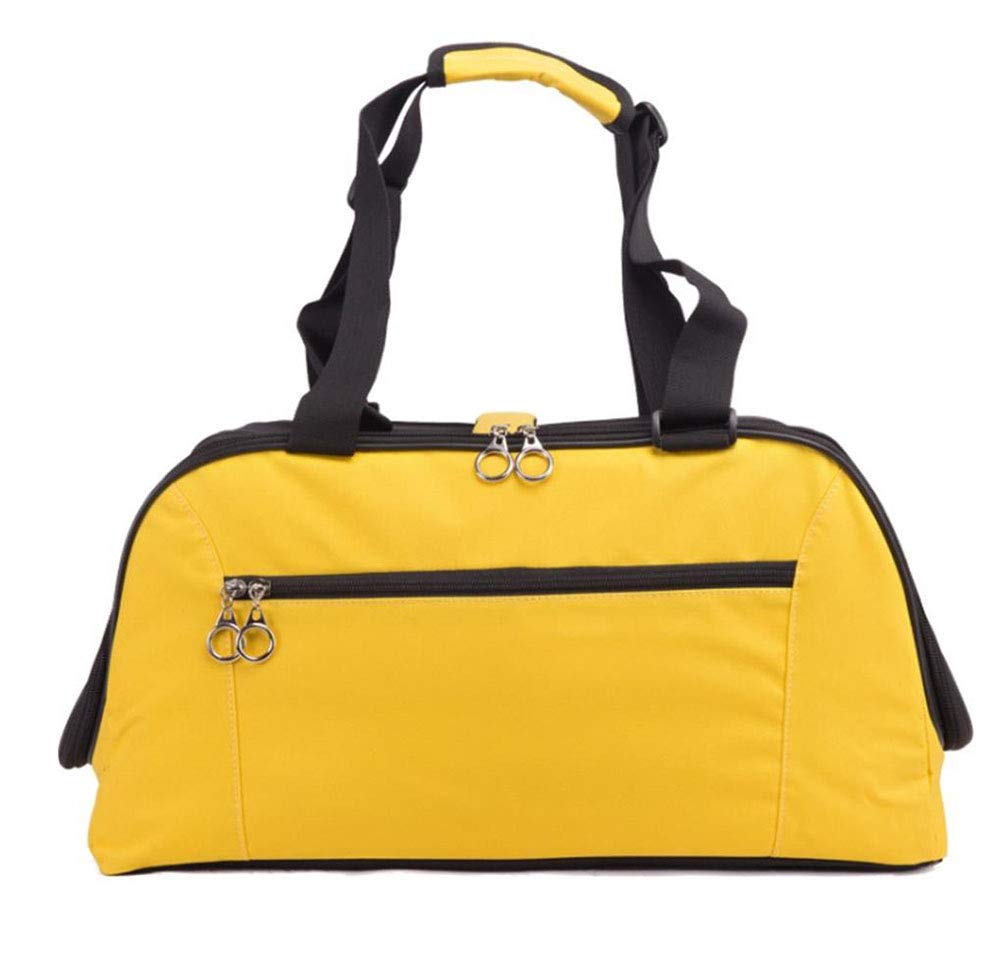 Sac pour chat et chien jaune : sac à dos de transport universel pour vos voyages extérieurs