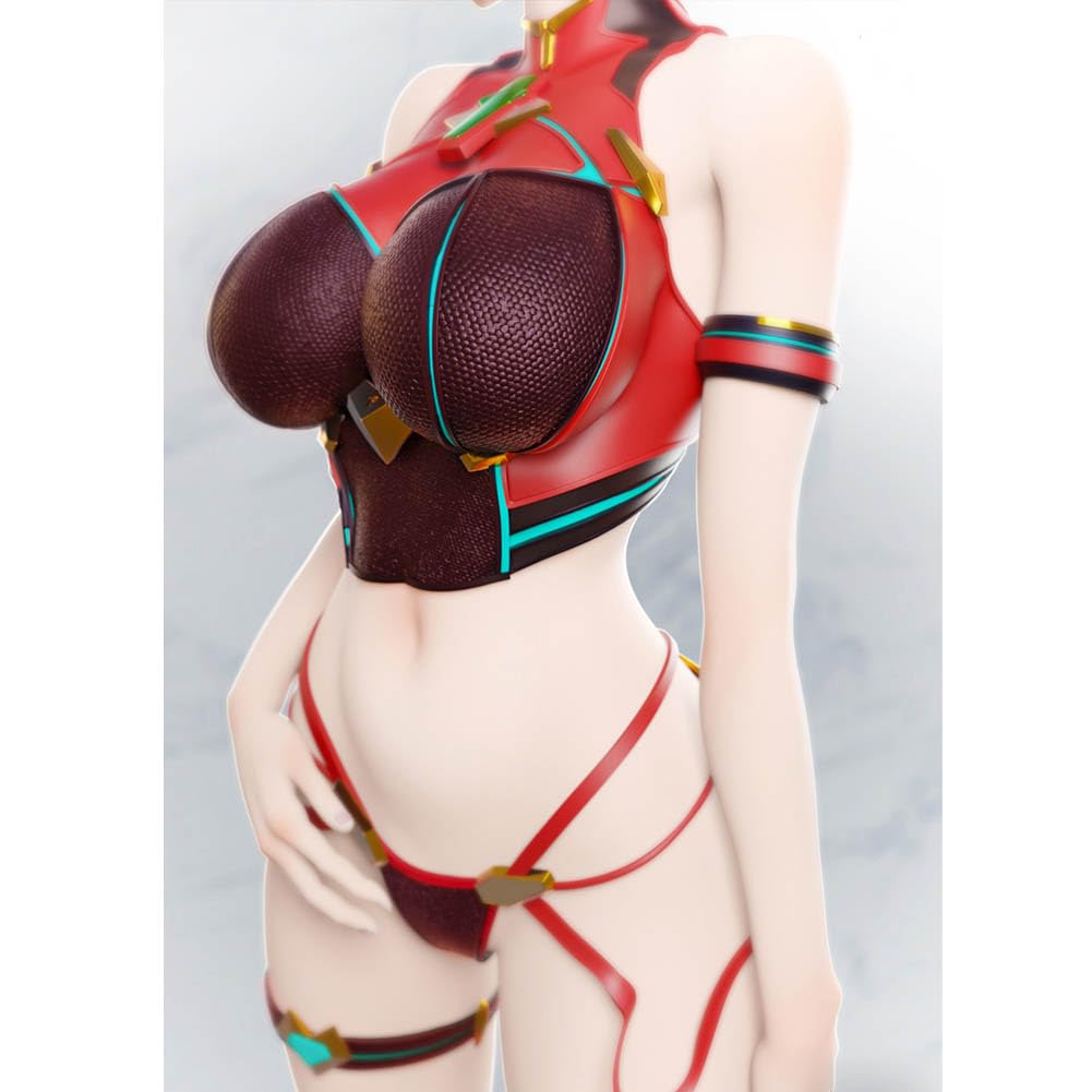 Pyra Homura - Figura de acción del anime Mythra Hikari, estilo traje de