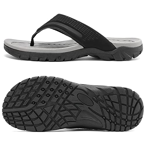 Image of Men's Flip-Flops, Thongs Sandals Durable Comfort Slippers for Beach