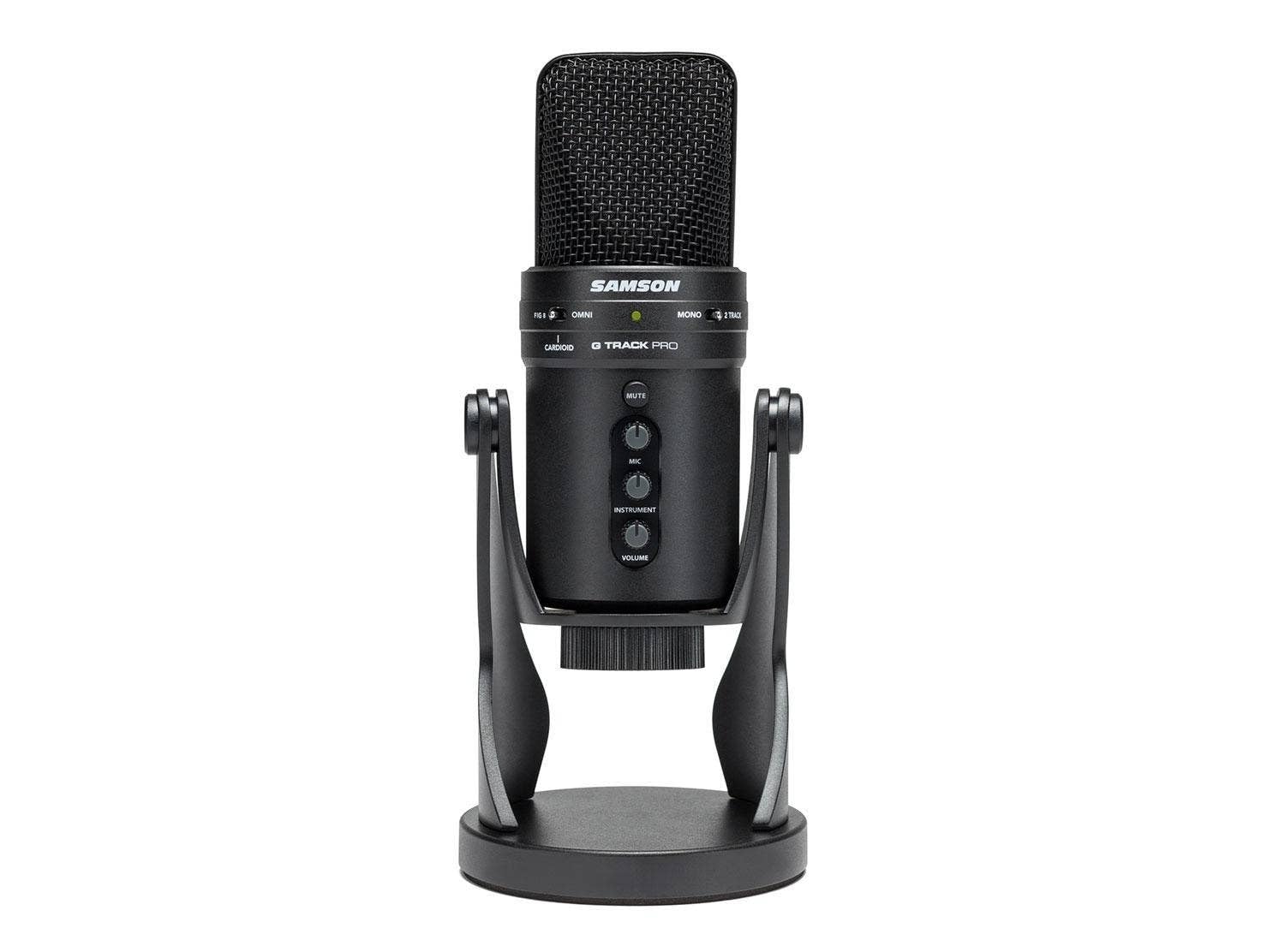 Technologies-SAGM1UPRO Samson G-Track Pro Professional USB Condenser Microphone with Audio Interface