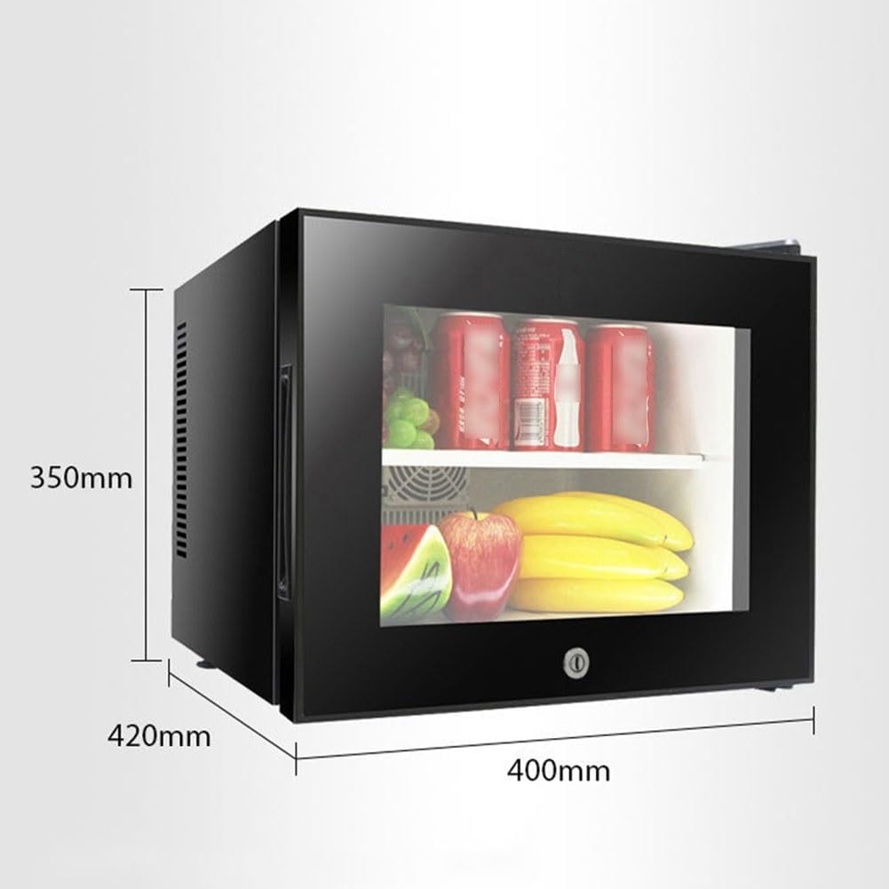 20L Mini Nevera Con Puerta De Vidrio, Enfriador Portátil Para Bebidas