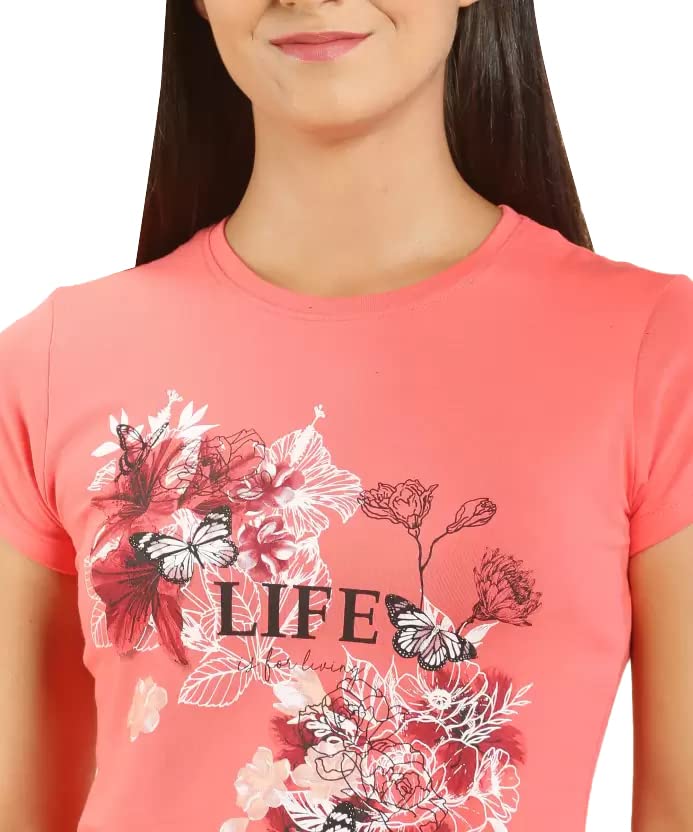 Image of Lyra Women's Cotton Regular Fit T-Shirt