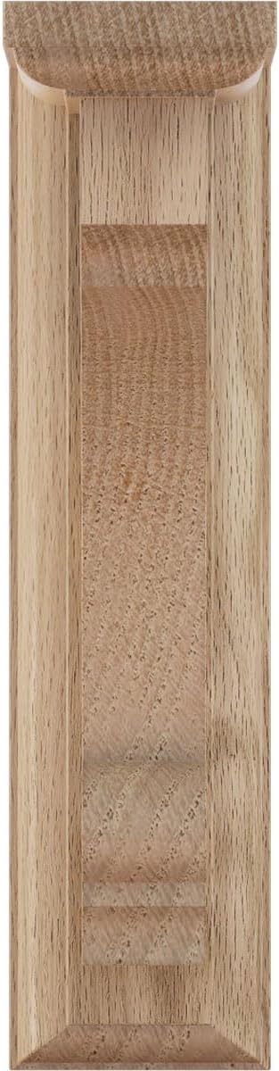 Ekena Millwork BKTW02X07X10TMRO Large Thompson Wood Wood Brackets, 2 1/2"W x 7"D x 10"H , Red Oak