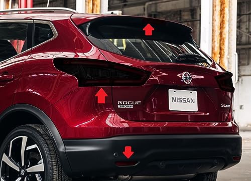 BLINGLIGHTS Brand Tinted Taillamp Film Covers for Nissan Rogue Sport (All Years)