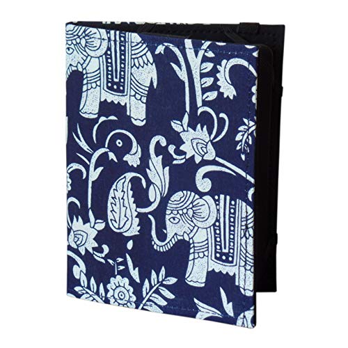 Image of [JC] Cotton /Paper Kindle Case Cover, (Fits Kindle Paperwhite, Kindle, and Kindle Touch) (Blue Baraat)