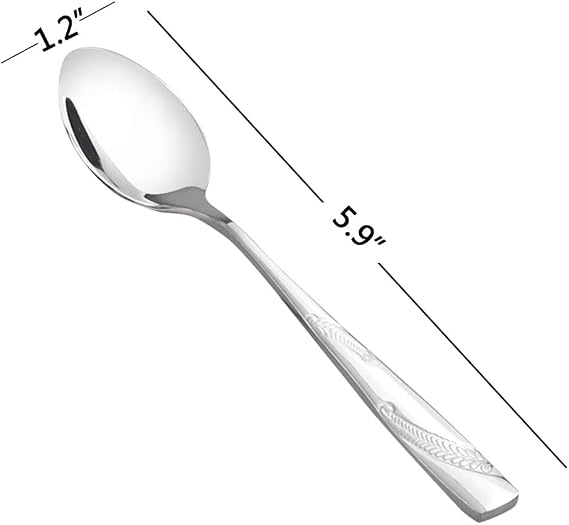 16-Piece Stainless Steel Teaspoon