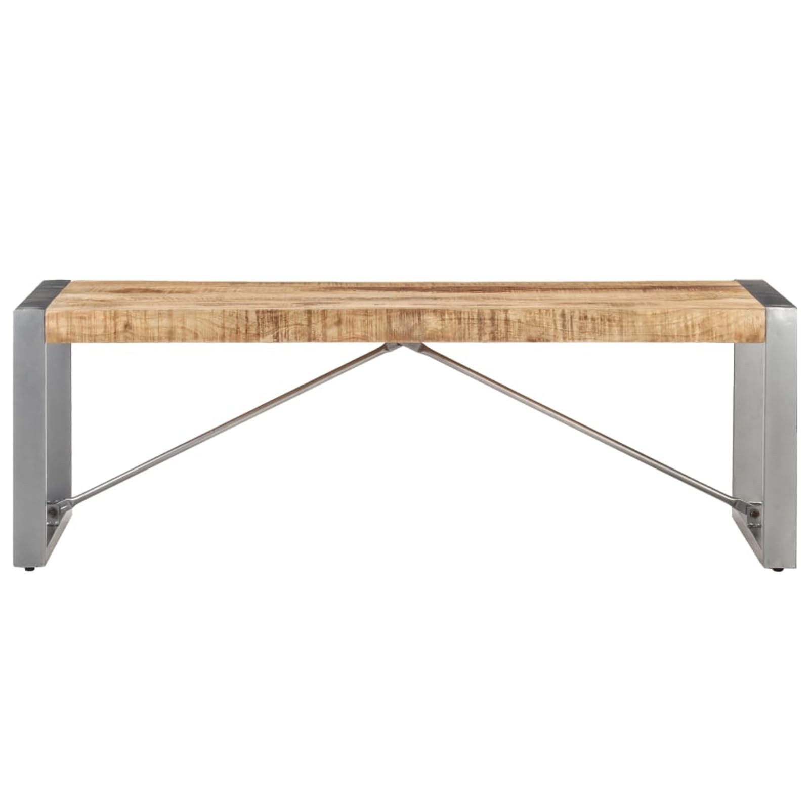 Homgoday Table basse 120 x 60 x 40 cm en bois de manguier brut, table d'appoint, table d'appoint pour salon, salle de réception d'invités, chambre à coucher et mobilier de bureau