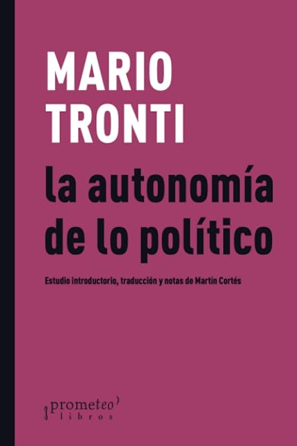 Portada de La Autonomia de lo Politico
