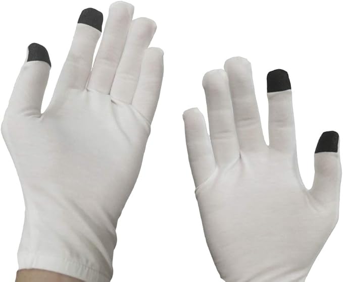 Edenswear zincinfused Eczema Tencel Moisturizing Gloves for Adult (L