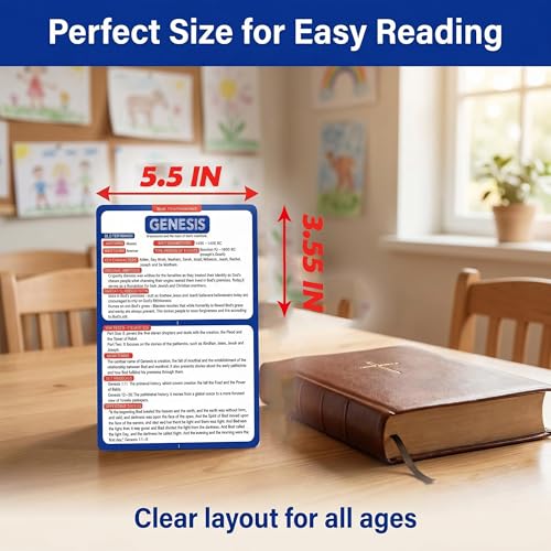 YIYDONG Bible 66 Books Flash Cards
