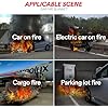 NEZUIBAN 20x24 FT Car Fire Blanket Extra-Large Fire Suppression for Cars, SUVs & EVs,Emergency Fire Blanket with Waterproof Backpack for Garage, Parking & Public Safety