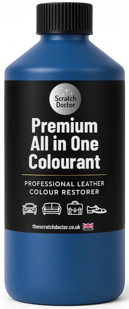 Scratch Doctor All in One Leather Colourant Self Seal Leather Dye Repair Paint for Furniture, Sofas, Car Seats (Cream, 250ml) — view 11
