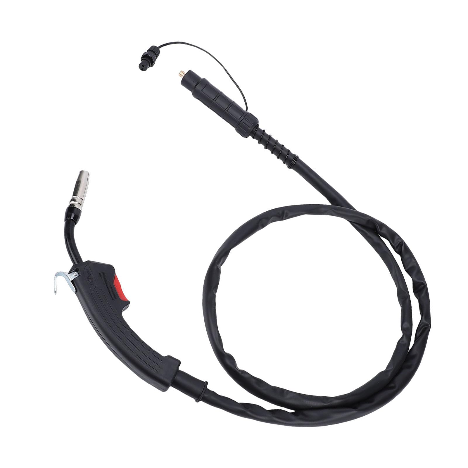 Sxhlseller Pistola per Saldatura MIG per MIG130, Sostituzione Stinger Torcia da 2 M con capacità 160A-200A per Fili da 0,8 Mm a 1,2 Mm Realizzati in Rame, Silicone e Parti ABS di qualità