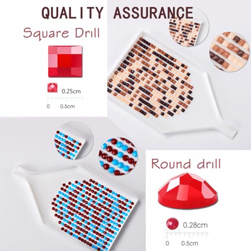 Loisir Creatif Adulte Enfants Puzzle Diamond à Offrir pour Anniversaire - 4