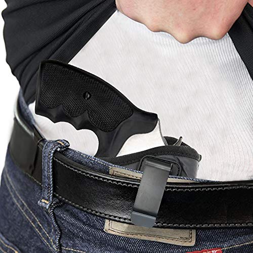 Iwb Revolver Holster By Houston - Eco Leather Concealed Carry Soft Material - Suede Interior For Protection - (Right) Fits:revolvers K,L,M & N Frames,5 & 6 Shots,3.5" To 4.5" Barrel. (Chp-62-Rh) #TOP2