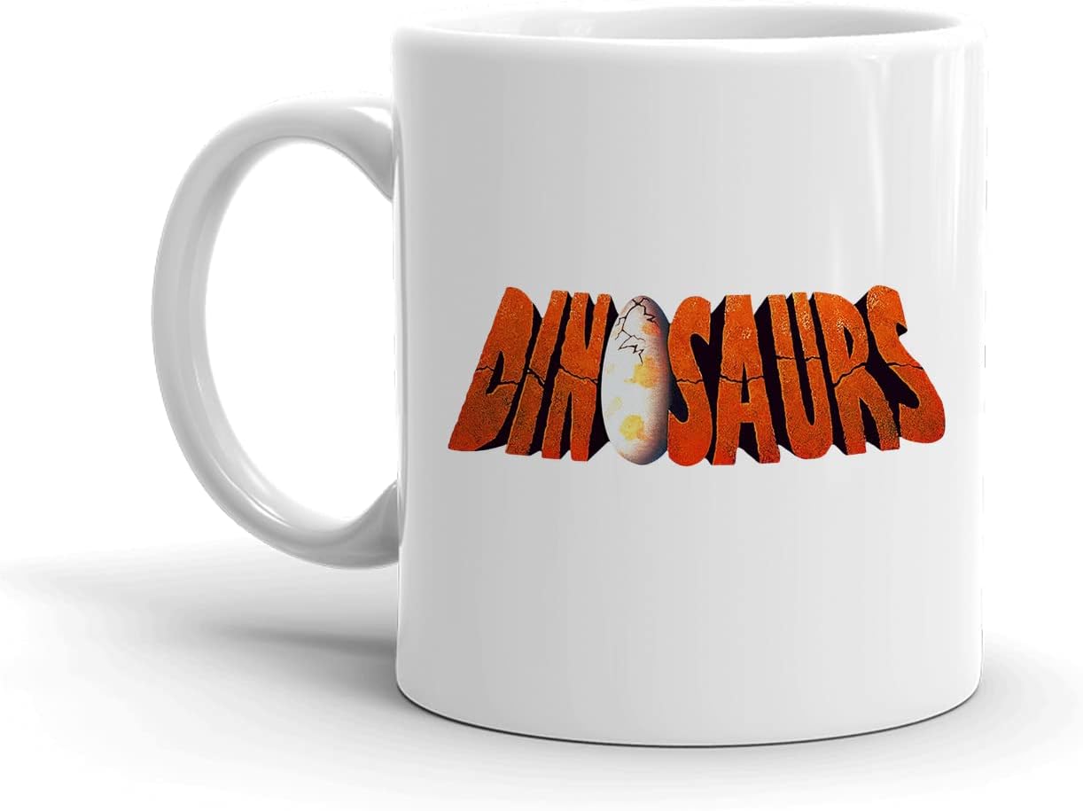 ABC Dinosaurs Logo White Mug