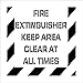 National Marker Corp. PMS233 Fire Extinguisher Plant Marking Stencil