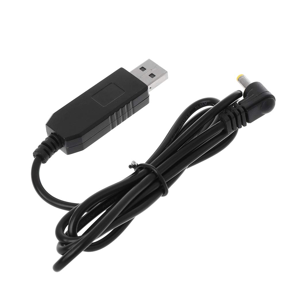 Cavo di Ricarica USB con indicatore Luminoso per Batteria prolungata BaoFeng UV-5R ad Alta capacità BF-UVB3 Plus Batery Ham Walkie Talkie Accessori per Radio Cavo Dati