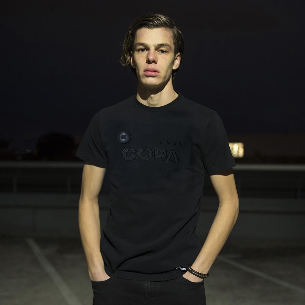 Copa All Black Logo T-Shirt Camiseta Cuello Redondo Hombre