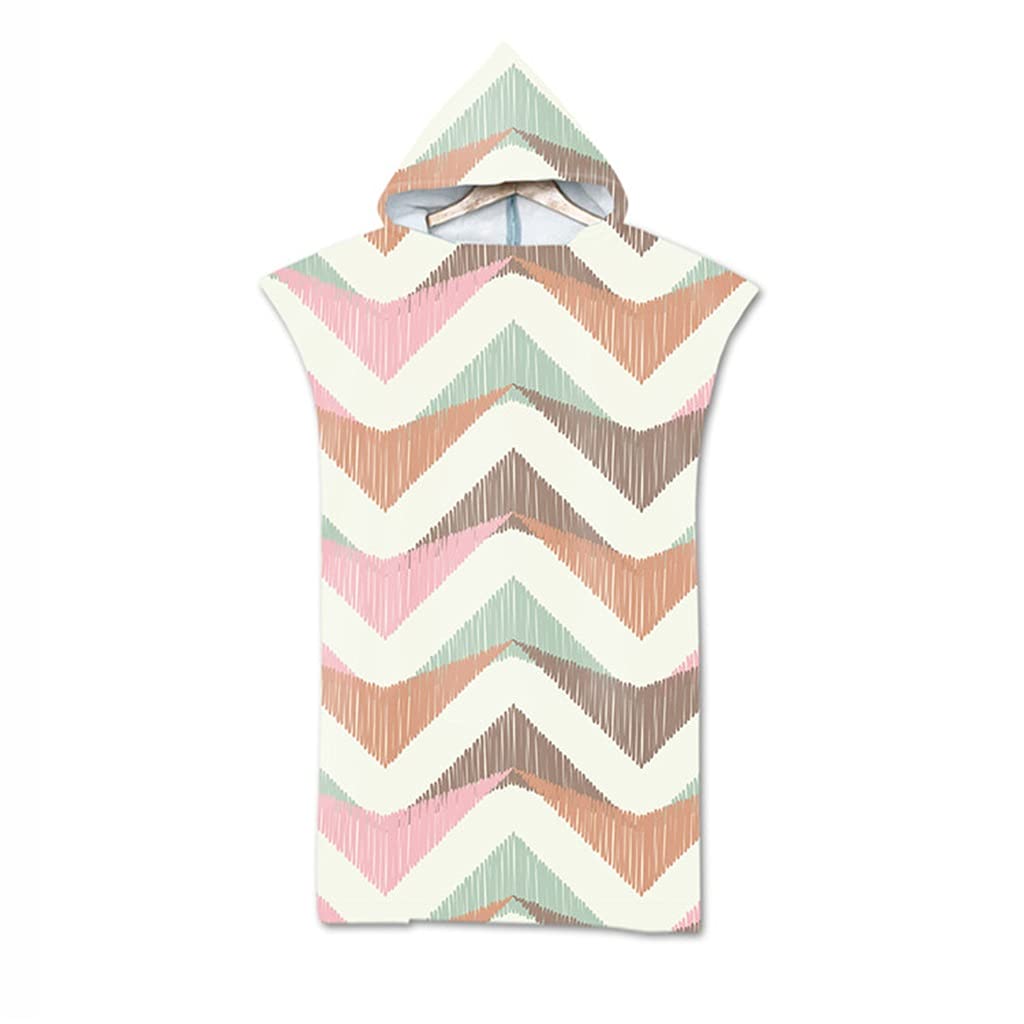 Blanket Beach Towel Hooded Towel Cloak is Suitable for Swimming Beach Surfing Men's and Women's Bathrobes (Color : A, Size : 75x110cm) (G 75x110cm)