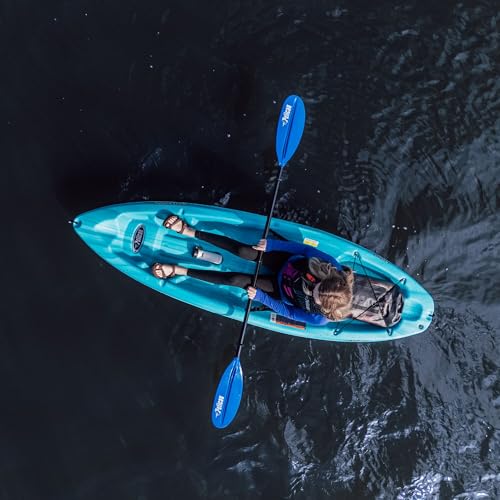 Pelican Sentinel 80X - Recreational Sit on top Kayak - Fade Turquoise White - Lightweight Patented Ram-X™ Material - Ergoform™ backrest - 8 ft by Pelican - Used condition - Image 2