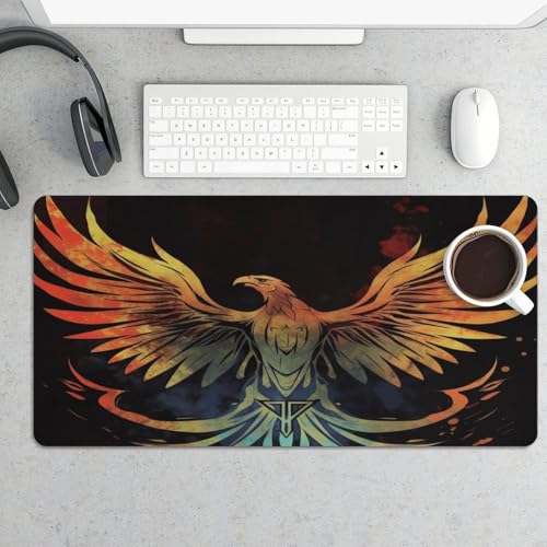 Desk Pad Protector 24x12 Inch amplio de goma blanca antideslizante