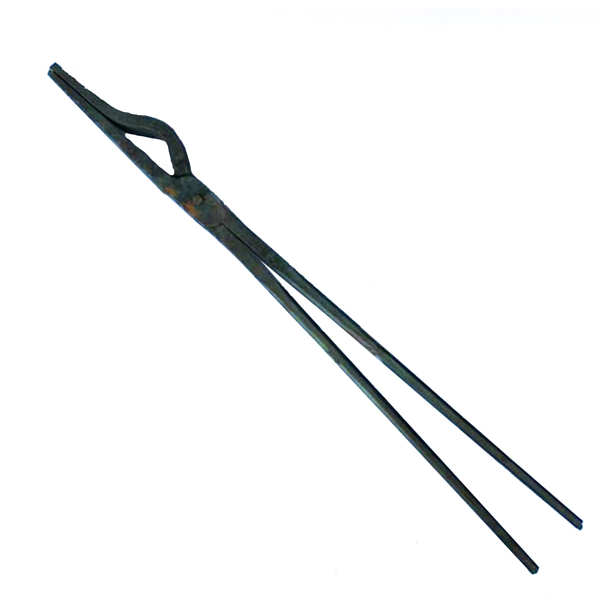Tenaza de forja Pinzas de herrero Pinzas planas Pinzas de pico de pato Forja de tornillo de banco de yunque 60cm 1.3kg Tenaza de forja para Ingeniero Herrero