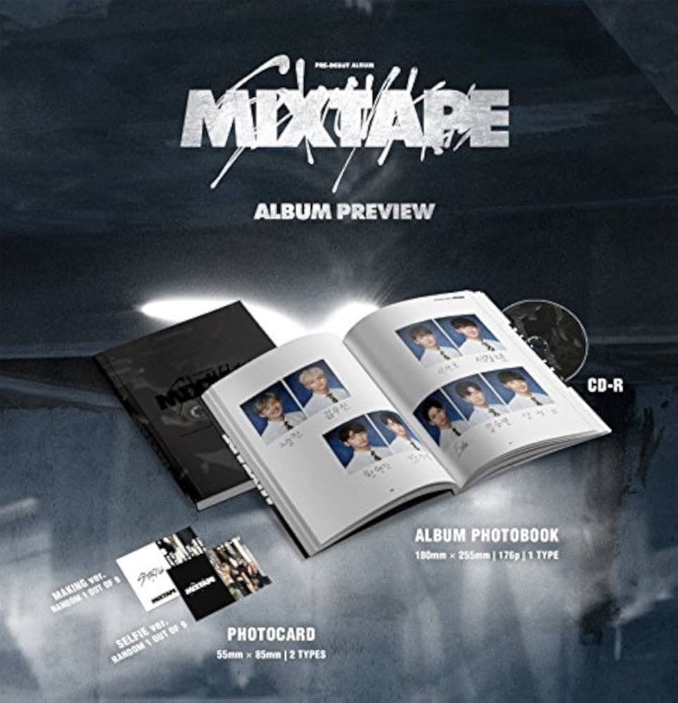 STRAY KIDS [MIXTAPE] Album CD+Photobook+2p Card+Tracking